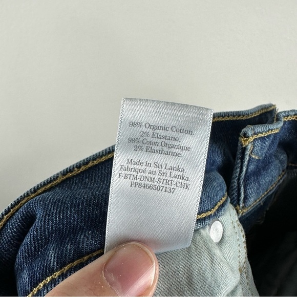 Everlane Medium Wash Straight Cropped Jeans Size 29 - Picture 8 of 8